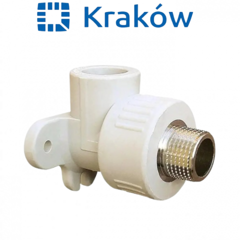 Настінне коліно з зовнішньою різьбою Krakow 20х1/2"