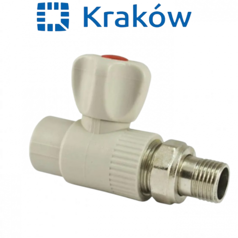 Кран радіаторний прямий Krakow (КБП) 20х1/2" Кран радіаторний прямий Krakow (КБП) 20х1/2"