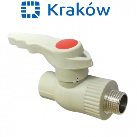 Кран кульовий з зовнішньою різьбою Krakow (КРН) 20х1/2" 