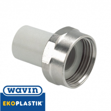 Горло з накидною гайкою Wavin Ekoplastik 20х3/4" Горло з накидною гайкою Wavin Ekoplastik 20х3/4"