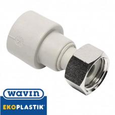 Муфта з накидною гайкою Wavin Ekoplastik (МНГ) 20х3/4" Муфта з накидною гайкою Wavin Ekoplastik (МНГ) 20х3/4"