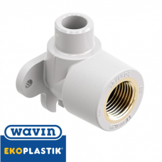 Настінне коліно з внутрішньою різьбою Wavin Ekoplastik 20х1/2"