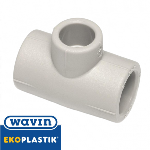 Редукційний трійник Wavin Ekoplastik 40х32х40