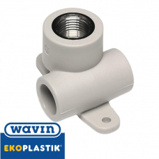Трійник настінний з внутрішньою різьбою Wavin Ekoplastik 20х1/2'' Трійник настінний з внутрішньою різьбою Wavin Ekoplastik 20х1/2''