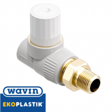 Вентиль радіаторний прямий Wavin Ekoplastik 20х1/2"