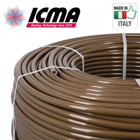 Труба для теплої підлоги ICMA 16х2.0 мм PEX-A з кисневим бар'єром