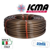 Труба для теплої підлоги ICMA 20х2.0 мм PEX-A з кисневим бар'єром